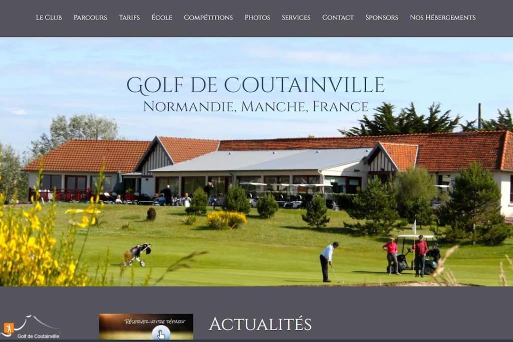 Maison Bord De Mer Individuel Gouville-sur-Mer Eksteriør billede